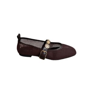 Balerinki Capri siateczka brown