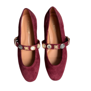 Balerinki Capri Burgundy