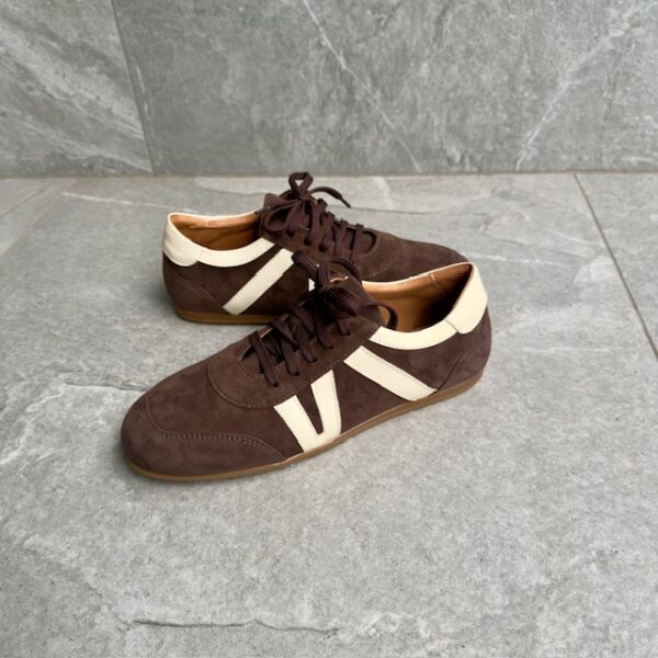 Sneakersy Retro Choco - obrazek 3