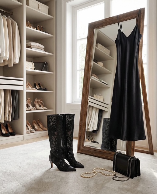 Kozaki Lace Noir Elegance