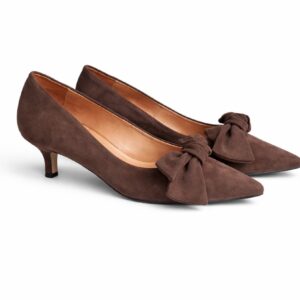 Czółenka Brown Bow