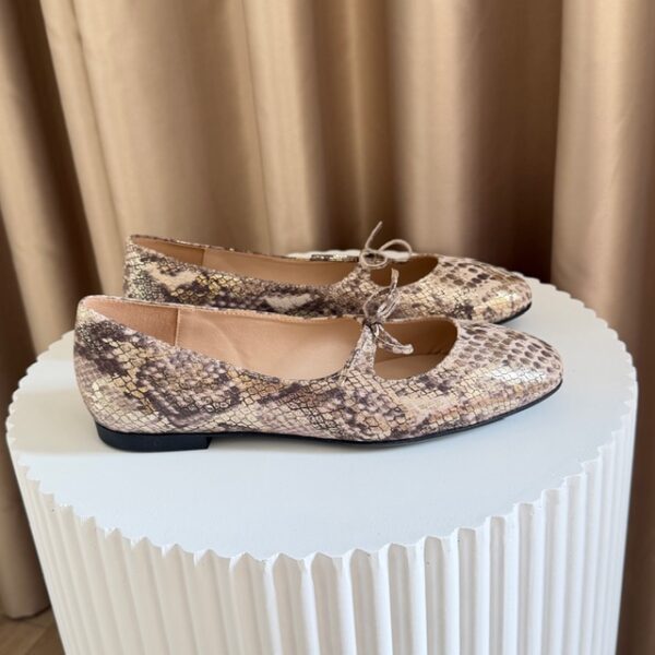 Balerinki Camille Snake Gold