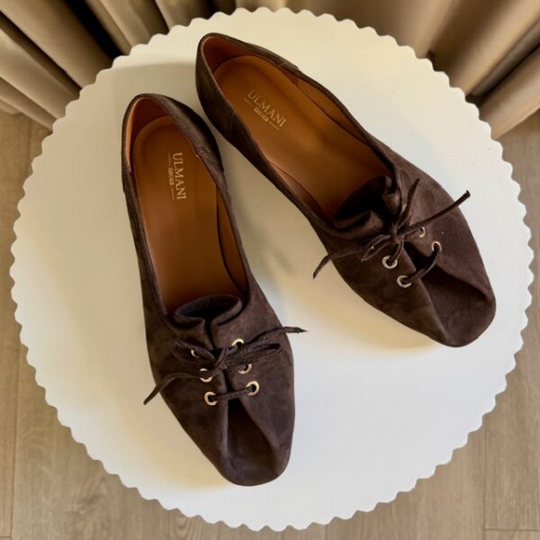 Balerinki Cocola Lace Brown