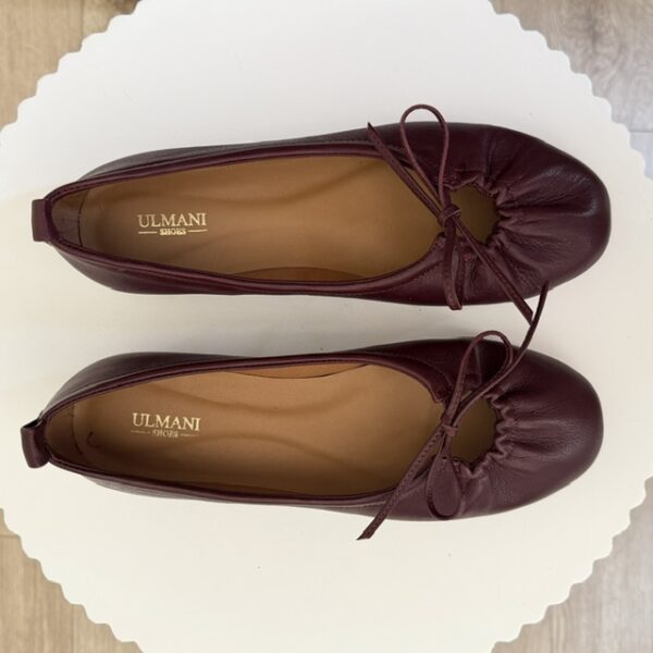 Baleriny Violetta Burgundy